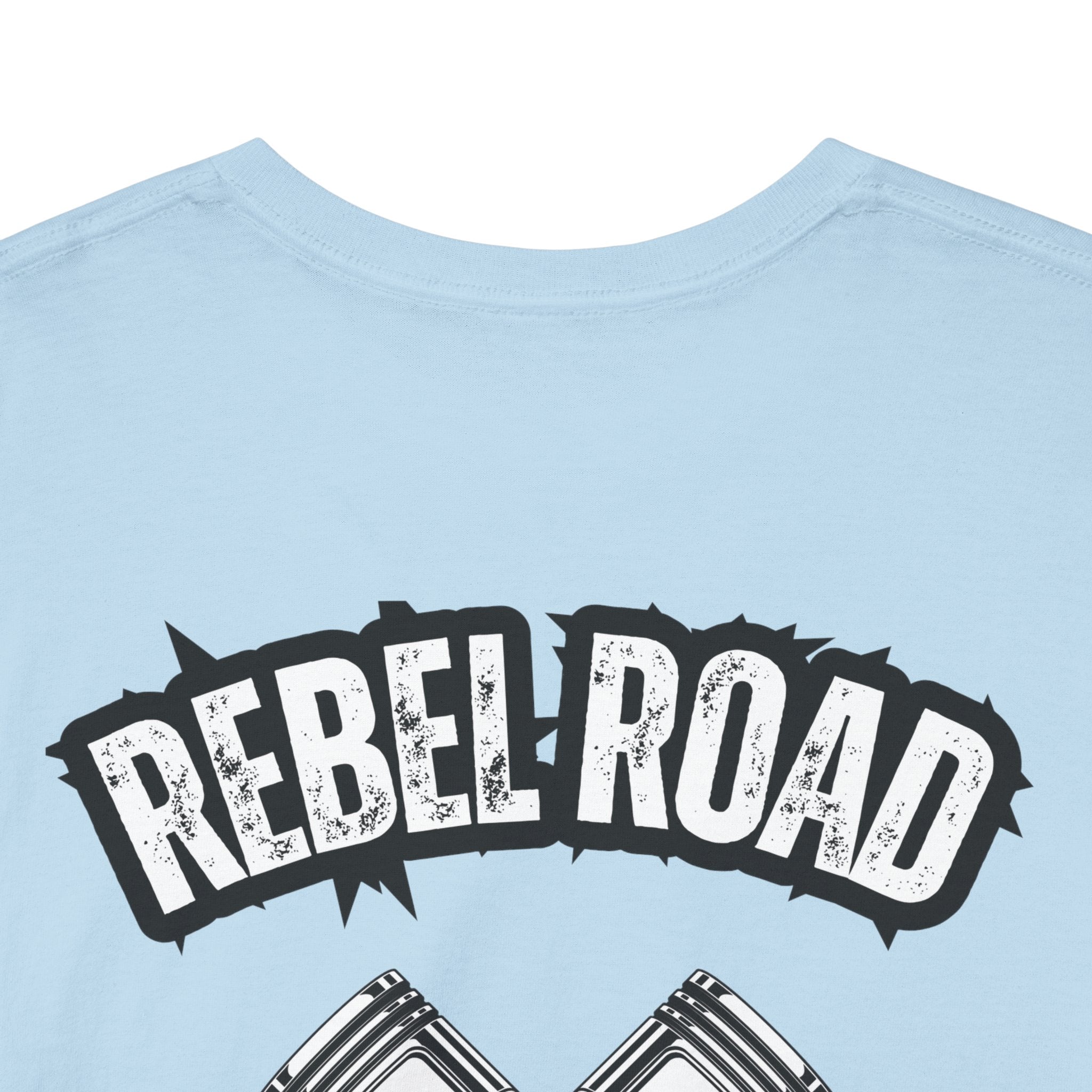 Hot Rod Garage T‑Shirt — Rebel Road Pistons Tee (Est. 2020)