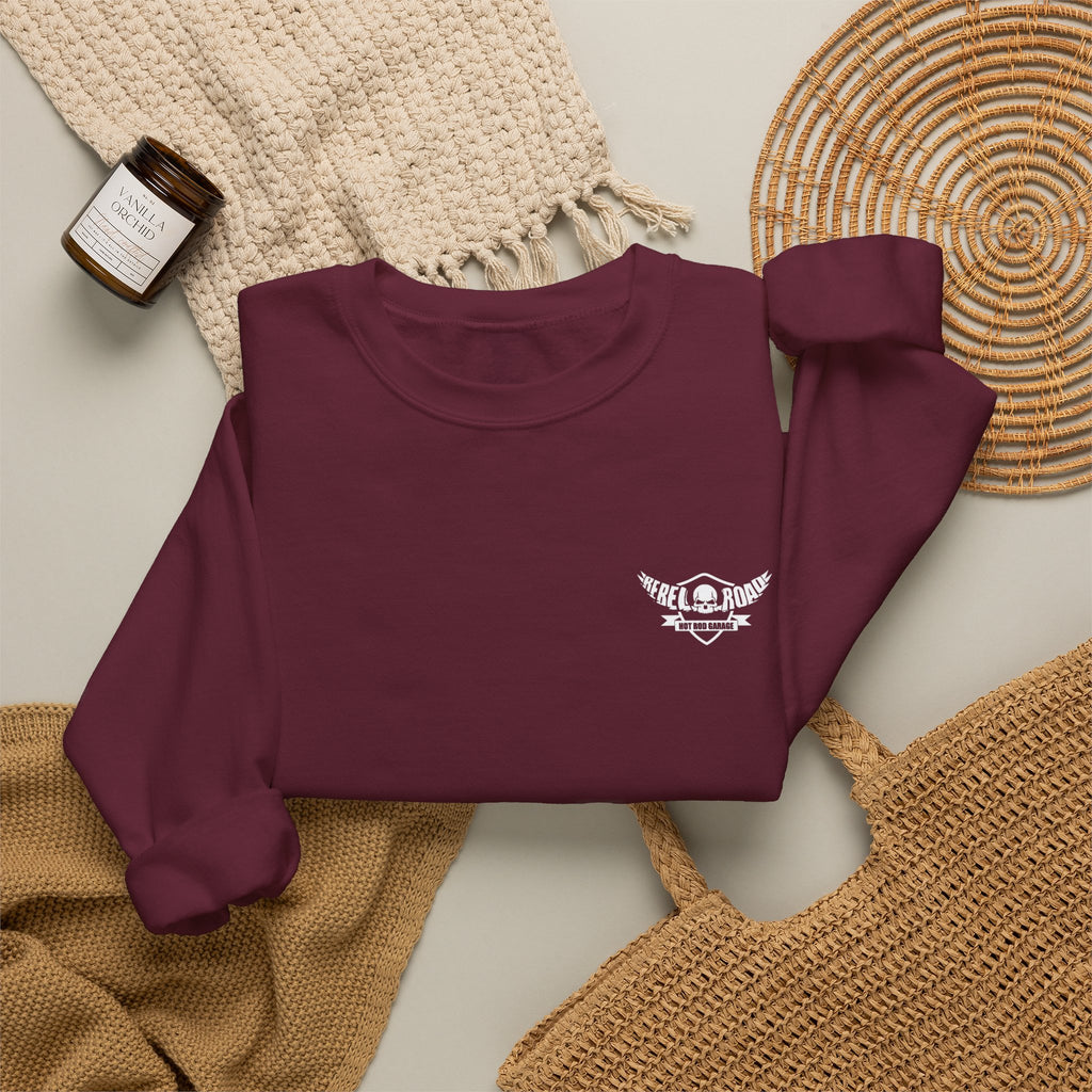 Hot Rodder Crewneck Sweatshirt - Automotive Vintage Garage Tee