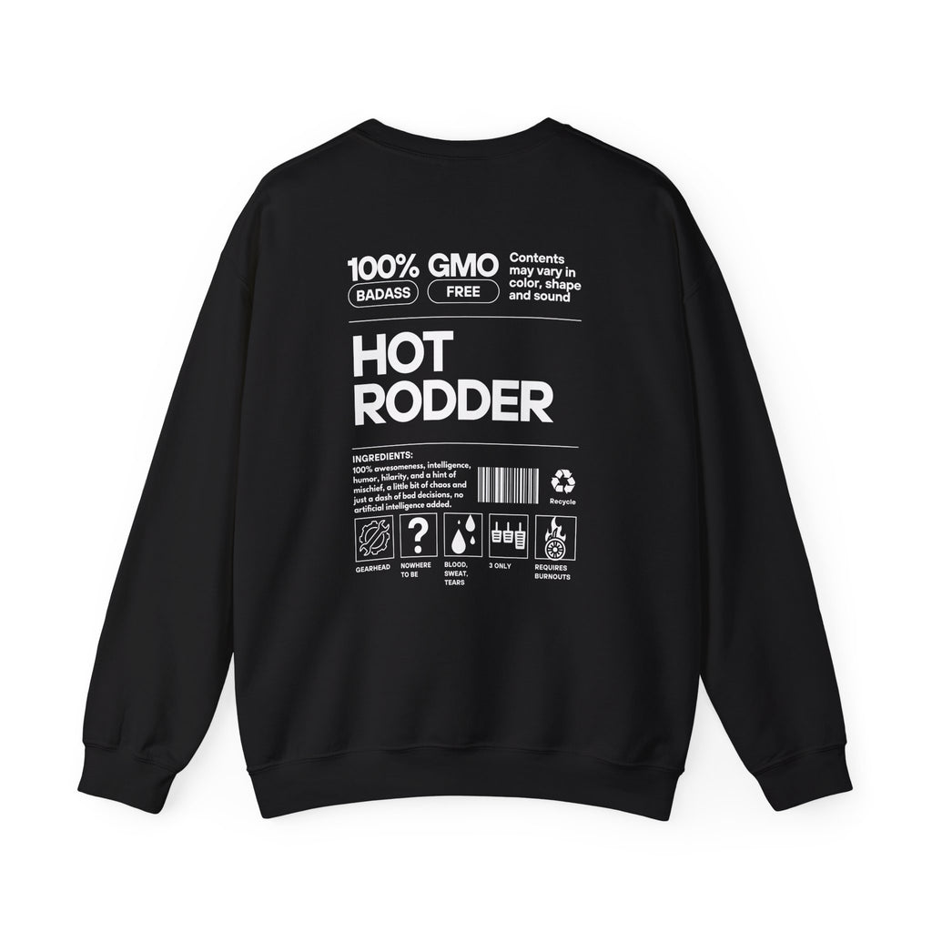 Hot Rodder Crewneck Sweatshirt - Automotive Vintage Garage Tee