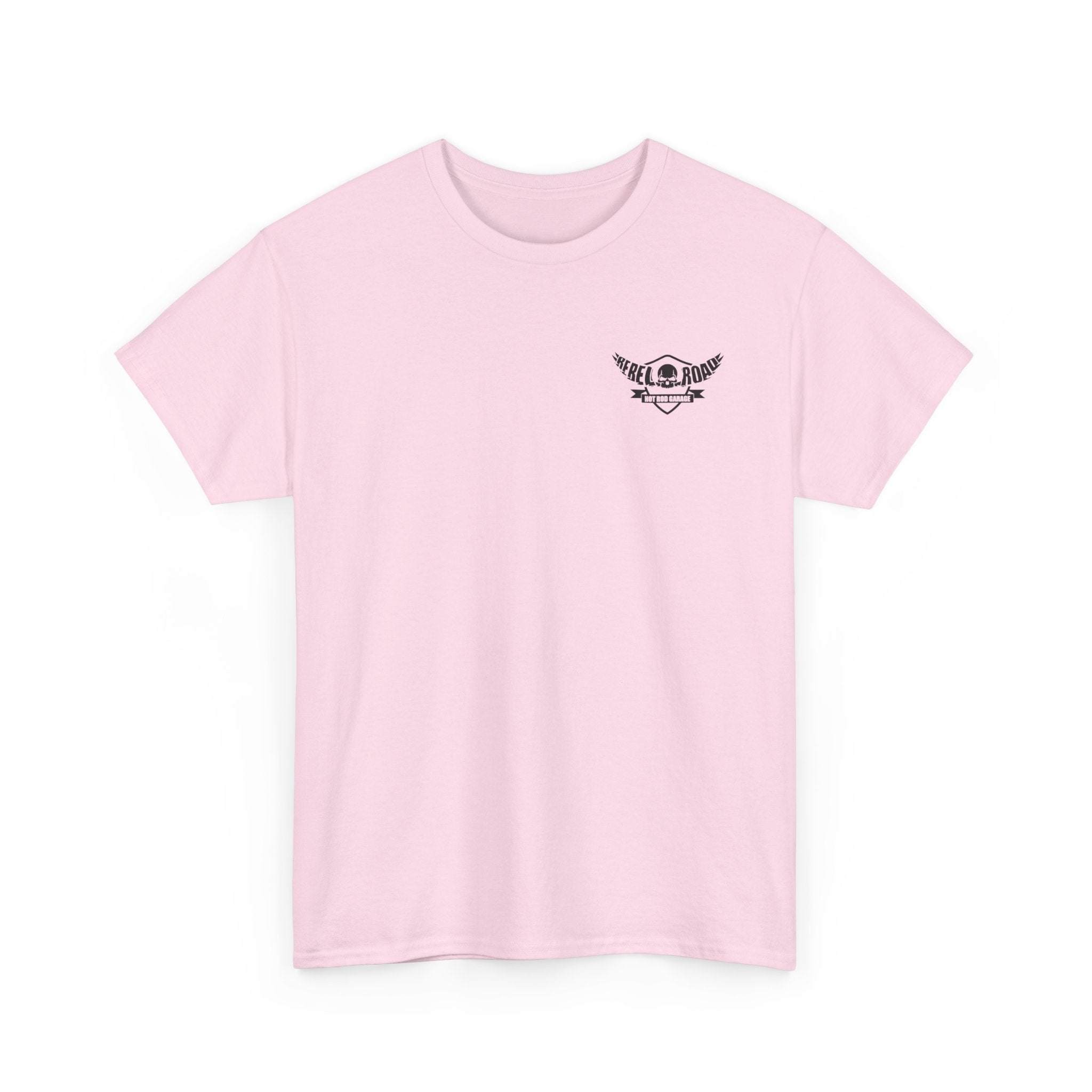 Hot Rod Garage T‑Shirt — Rebel Road Pistons Tee (Est. 2020)