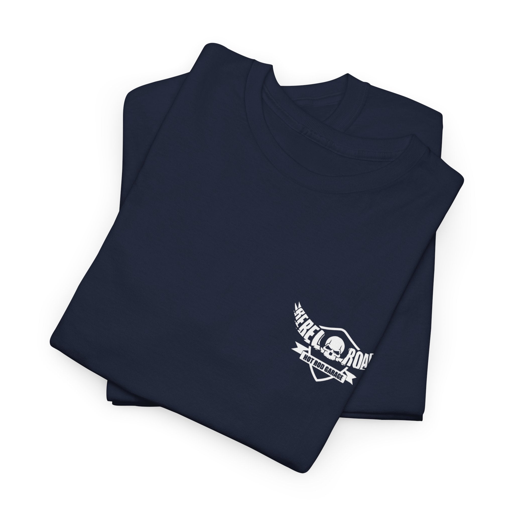 Rebel Road Tee — Graphic Definition Backprint Black T-Shirt