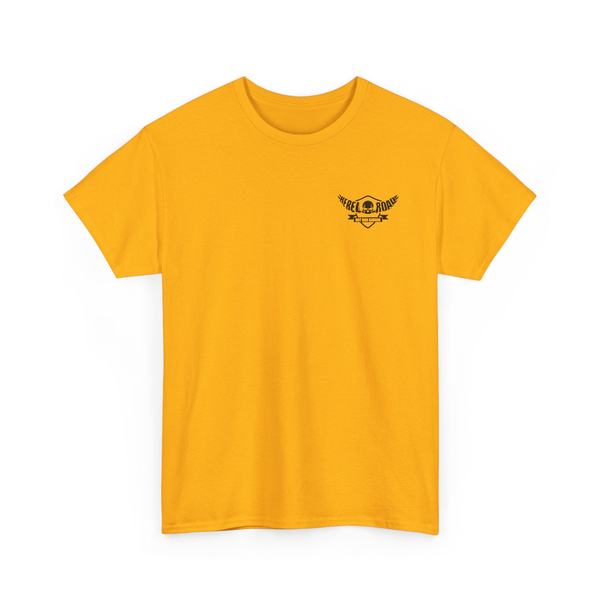 Hot Rod Garage T‑Shirt — Rebel Road Pistons Tee (Est. 2020)