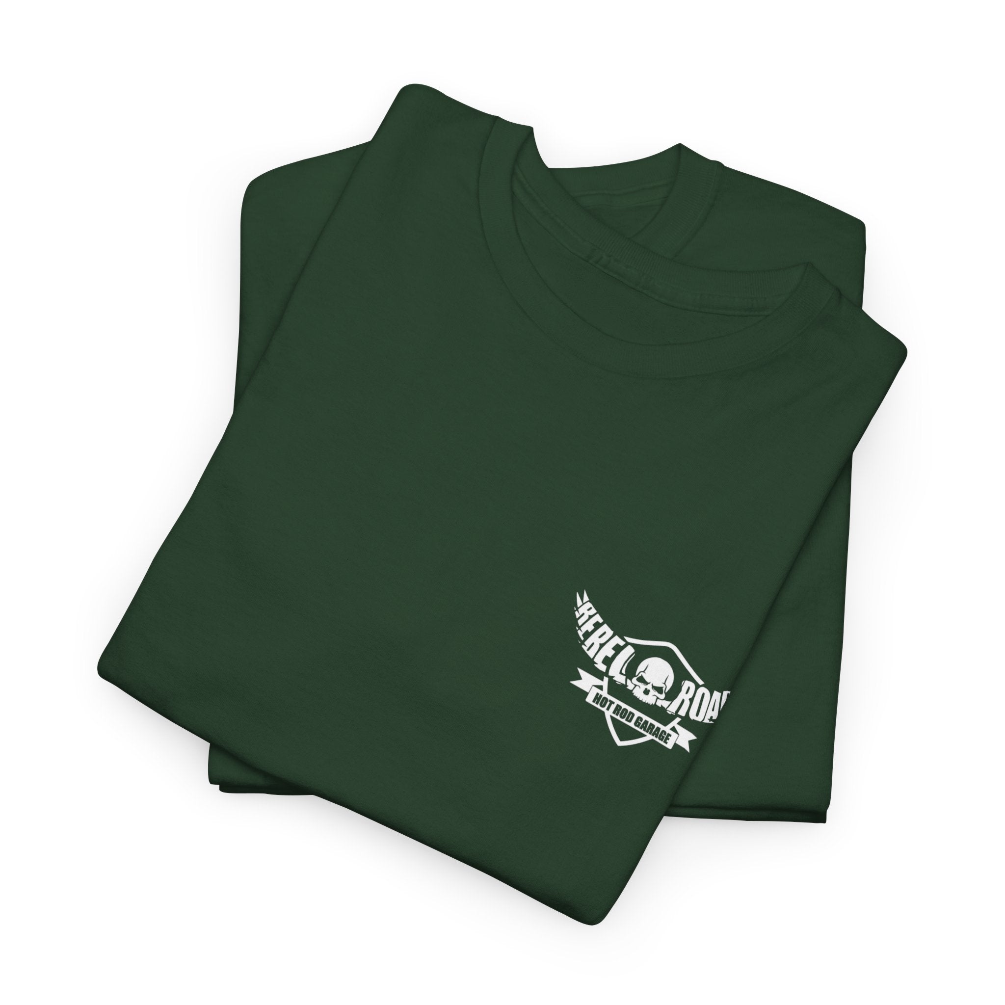 Rebel Road Tee — Graphic Definition Backprint Black T-Shirt