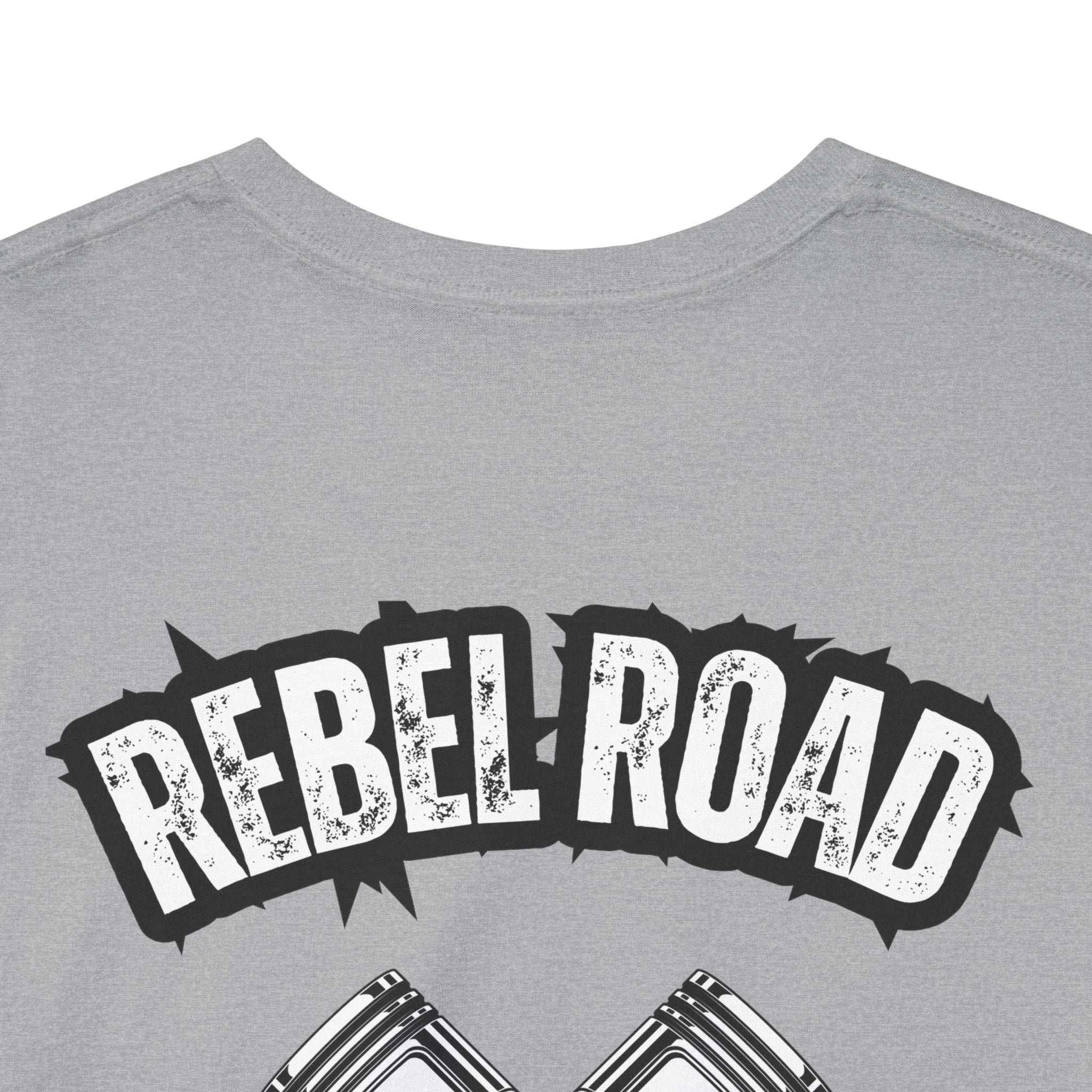 Hot Rod Garage T‑Shirt — Rebel Road Pistons Tee (Est. 2020)