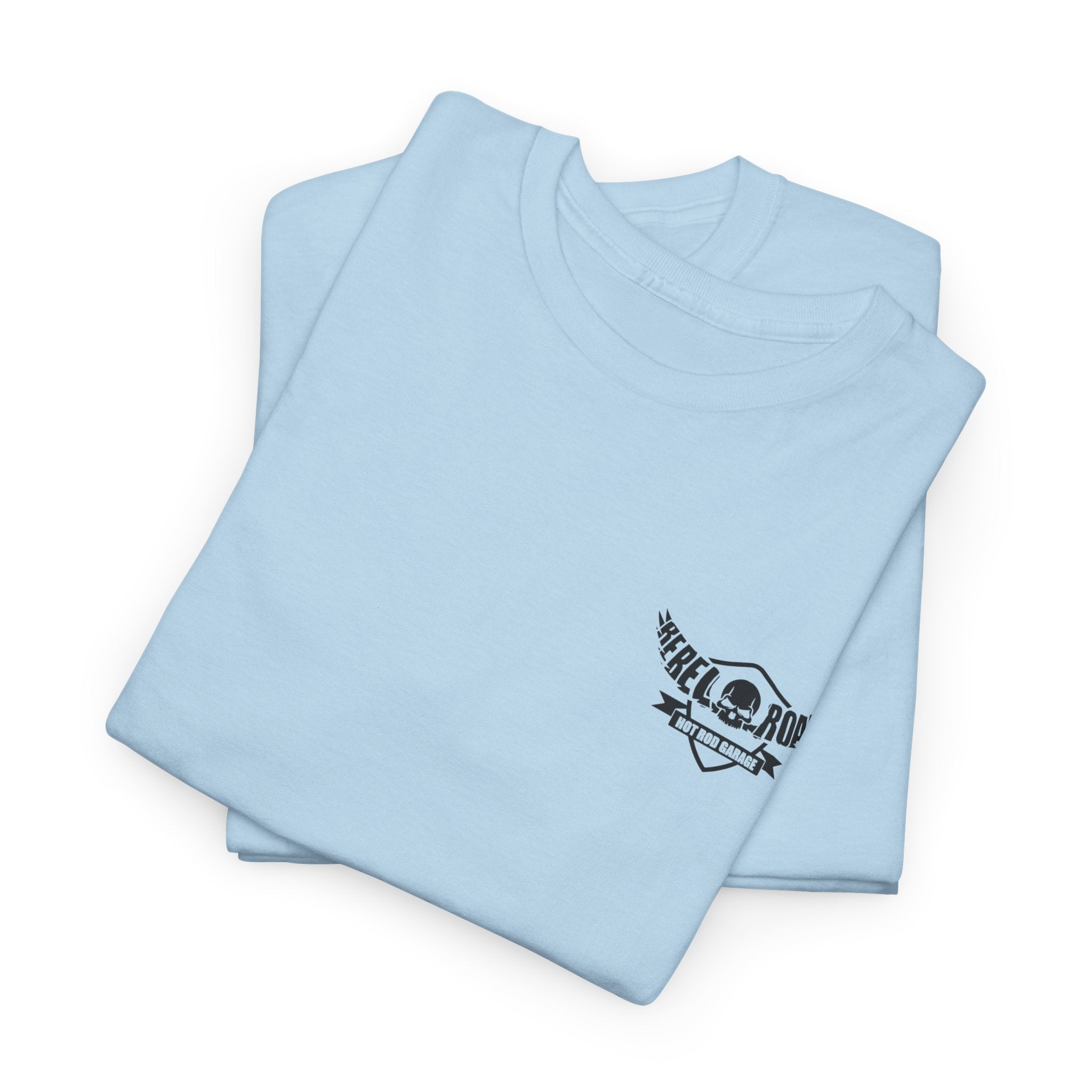 Hot Rod Garage T‑Shirt — Rebel Road Pistons Tee (Est. 2020)