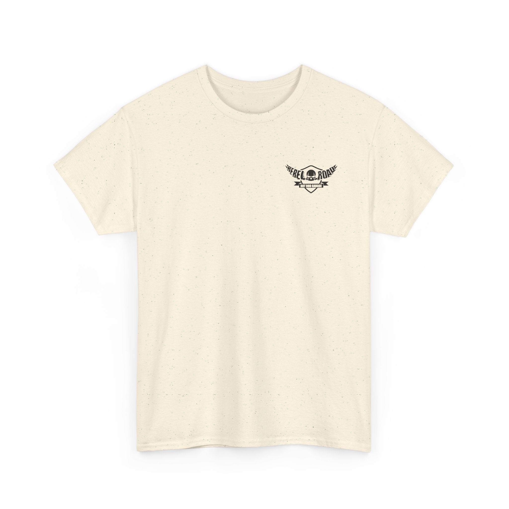 Hot Rod Garage T‑Shirt — Rebel Road Pistons Tee (Est. 2020)