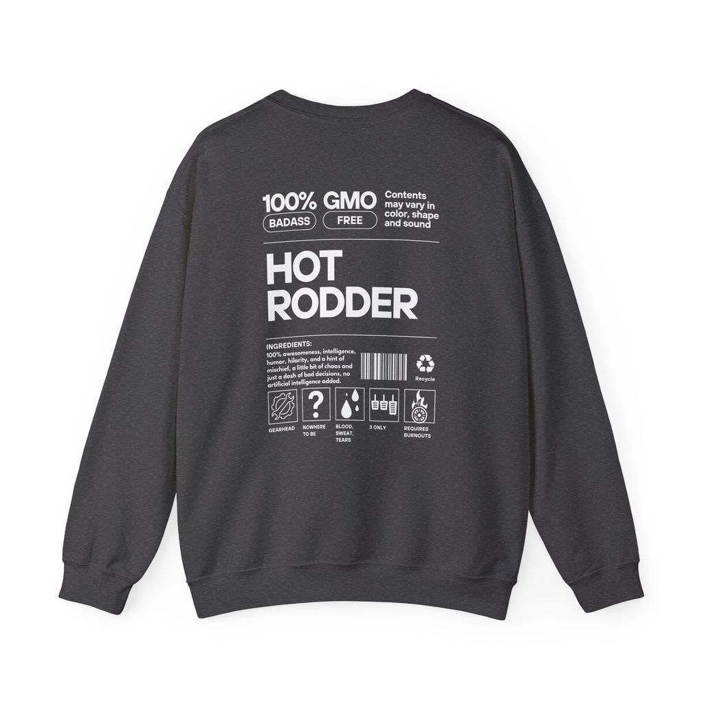 Hot Rodder Crewneck Sweatshirt - Automotive Vintage Garage Tee