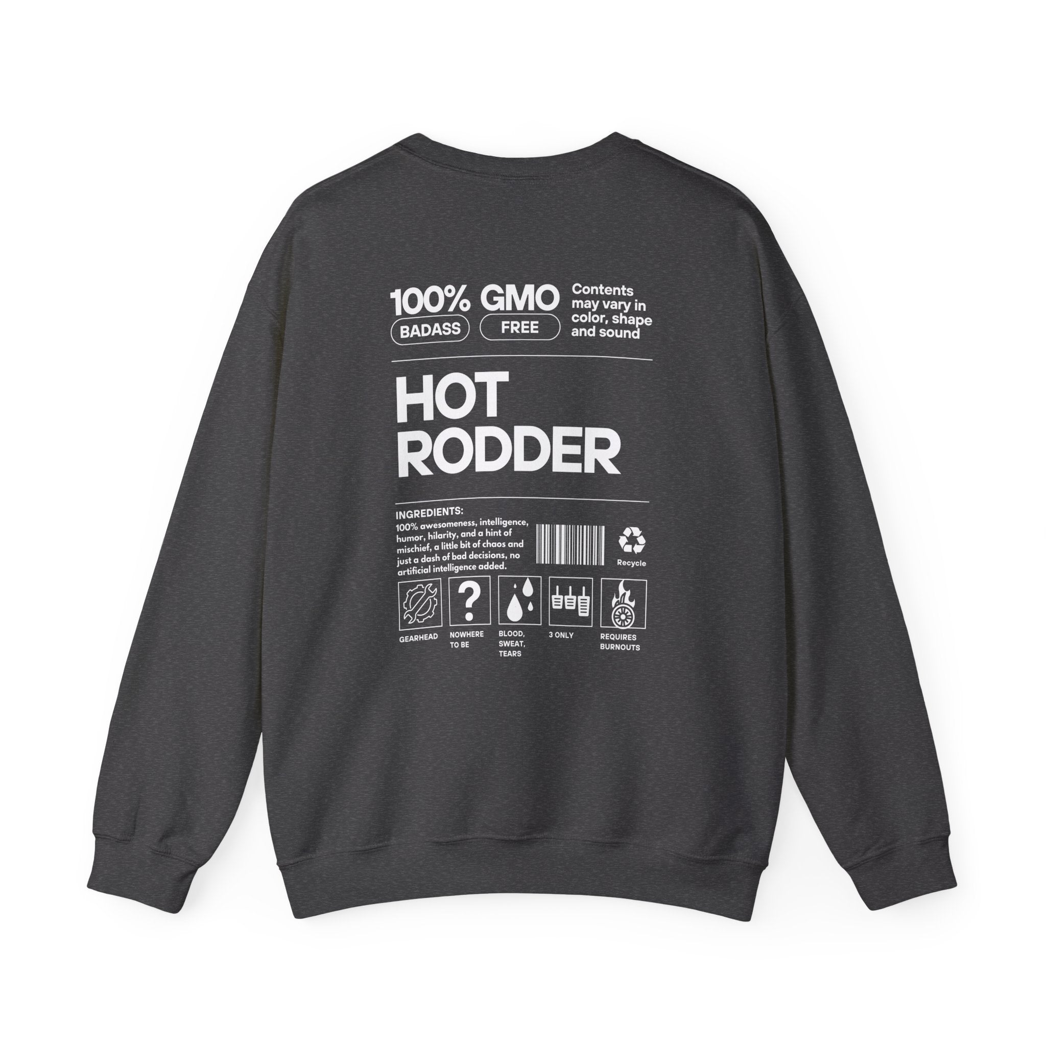 Hot Rodder Crewneck Sweatshirt - Automotive Vintage Garage Tee
