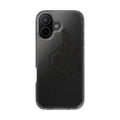 Clear Phone Case — Rebel Road Skull Design