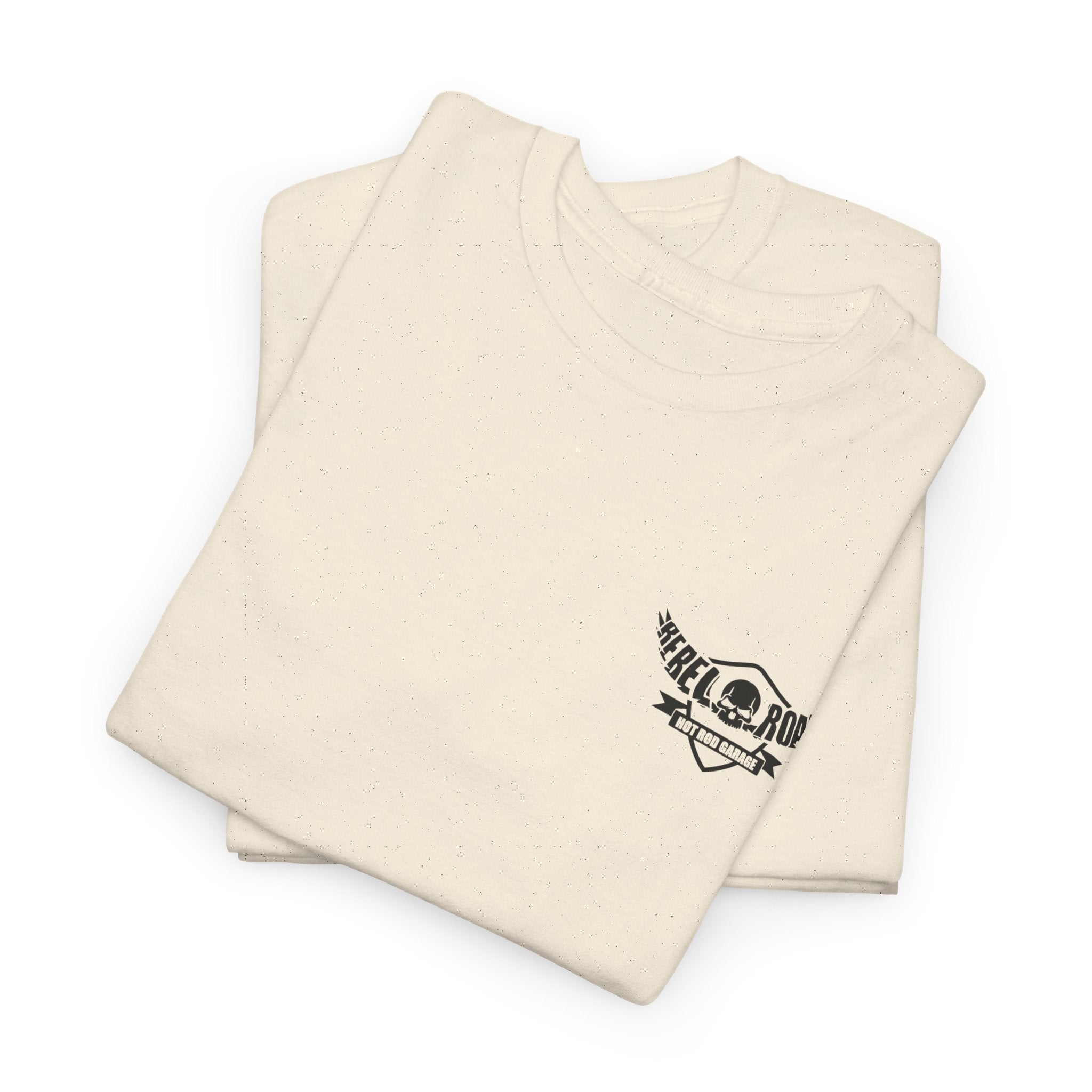Hot Rod Garage T‑Shirt — Rebel Road Pistons Tee (Est. 2020)