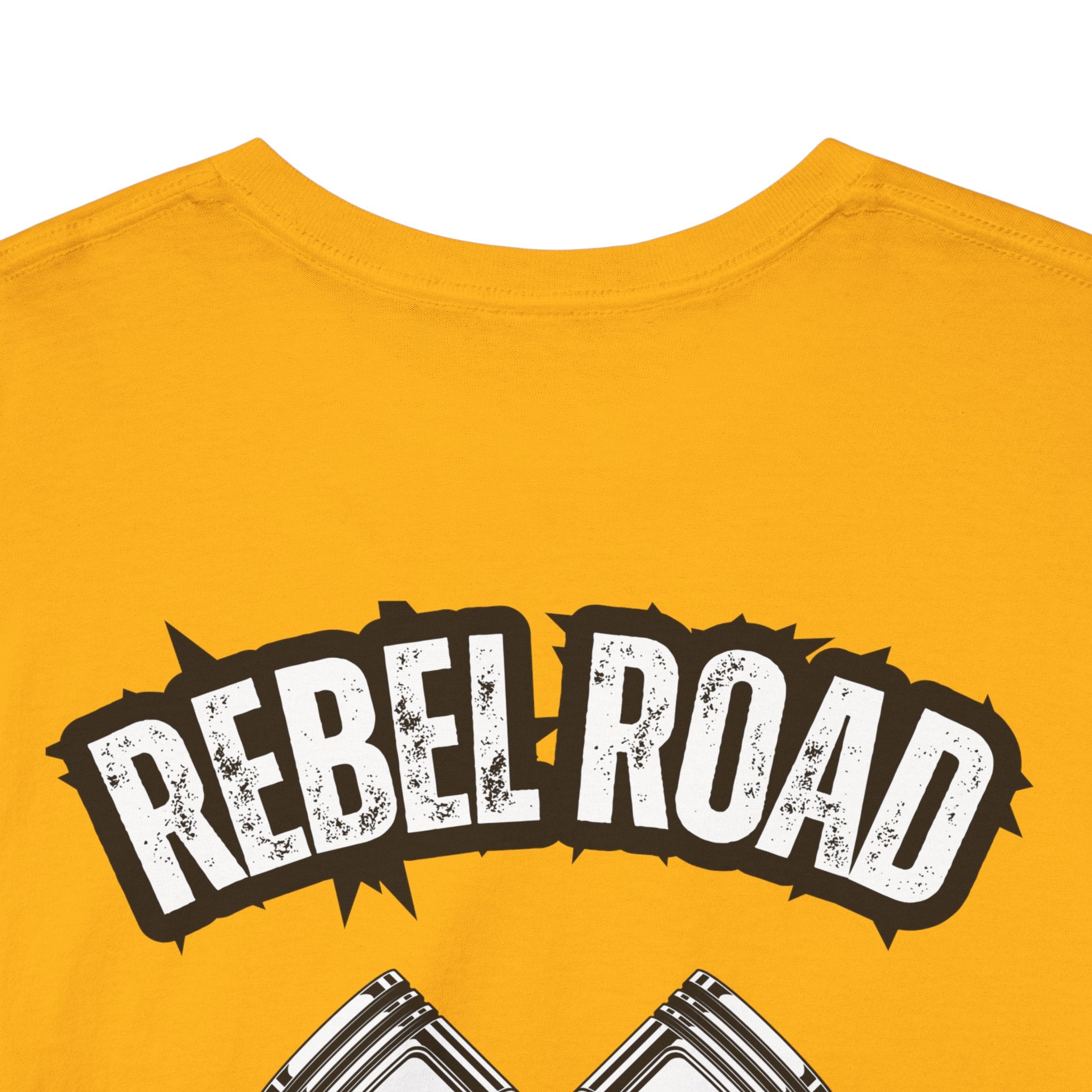 Hot Rod Garage T‑Shirt — Rebel Road Pistons Tee (Est. 2020)