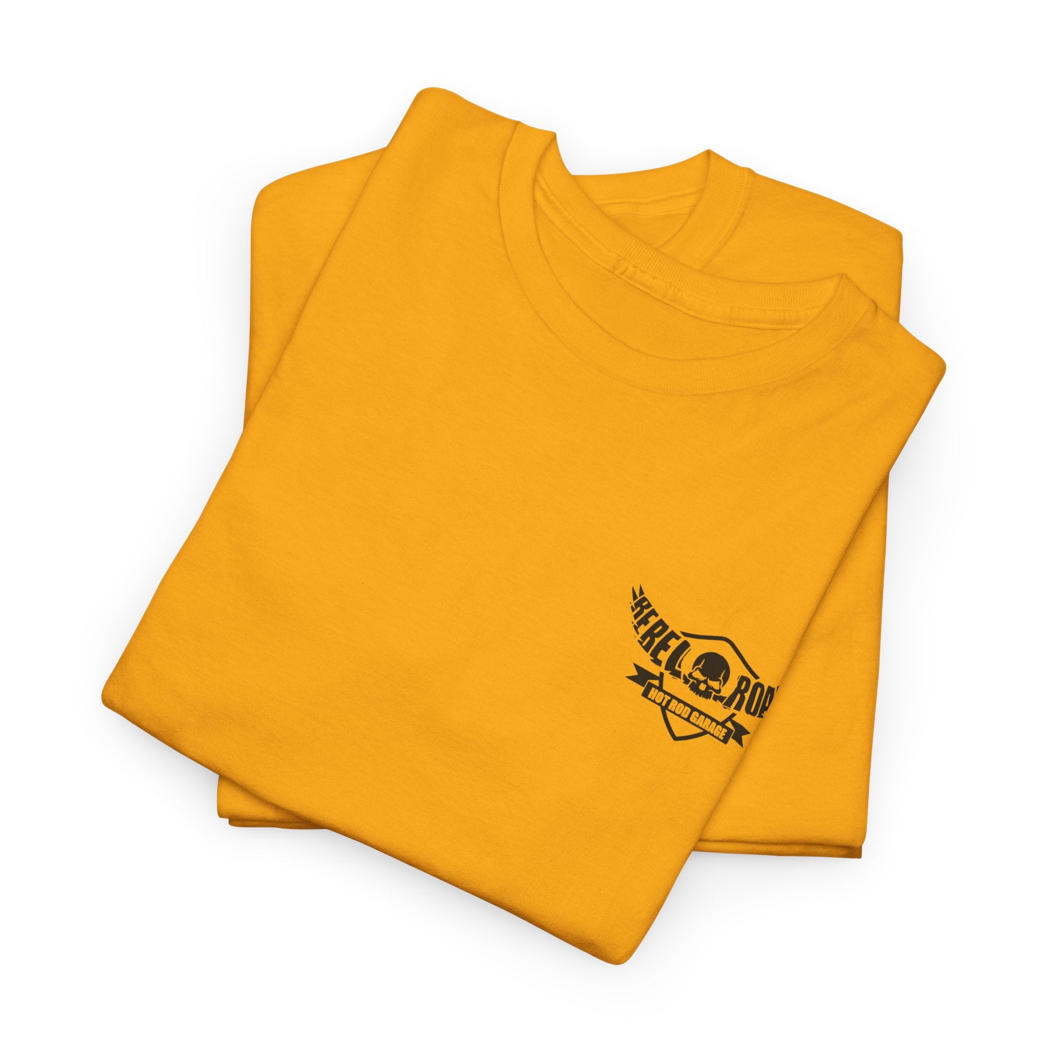 Hot Rod Garage T‑Shirt — Rebel Road Pistons Tee (Est. 2020)