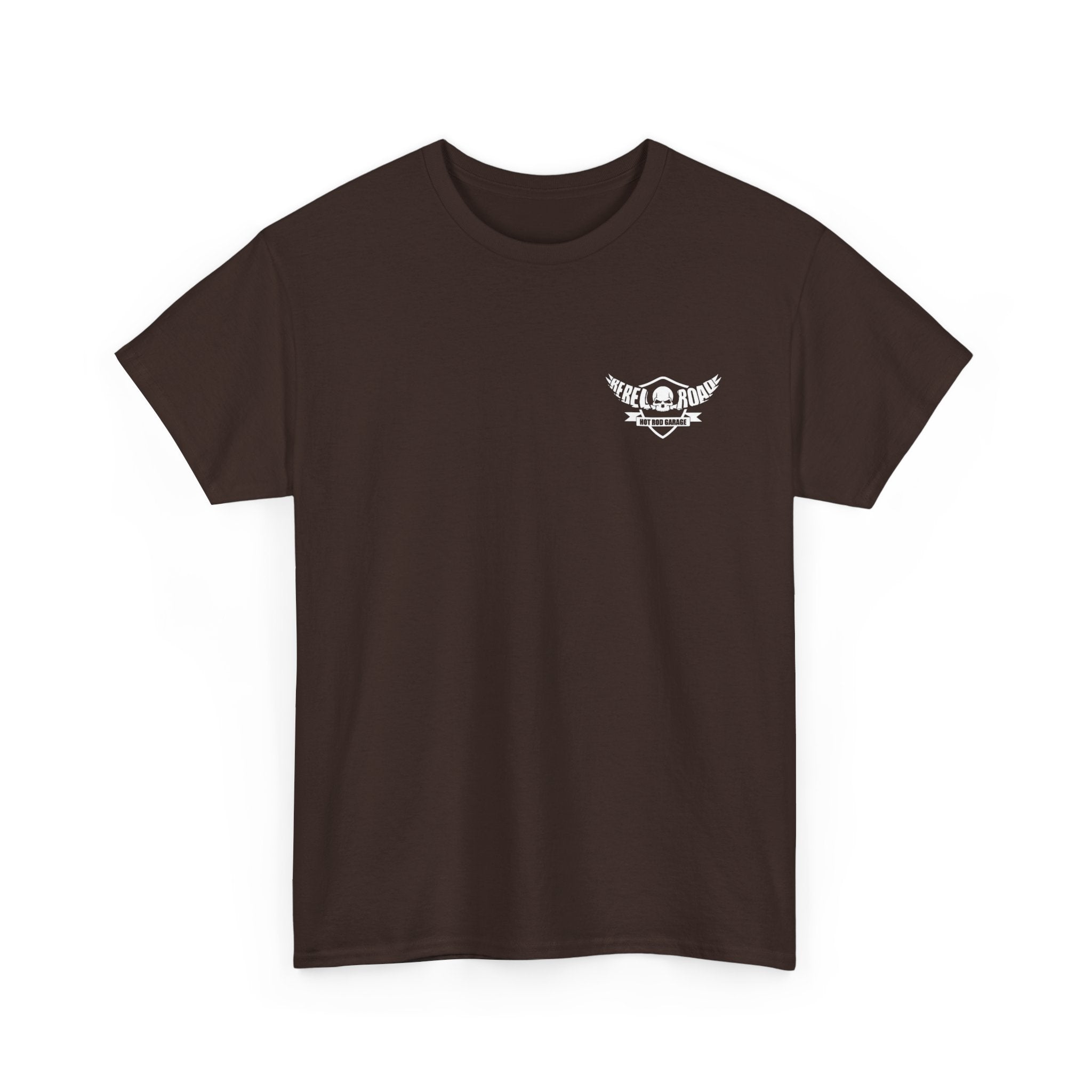 Rebel Road Tee — Graphic Definition Backprint Black T-Shirt