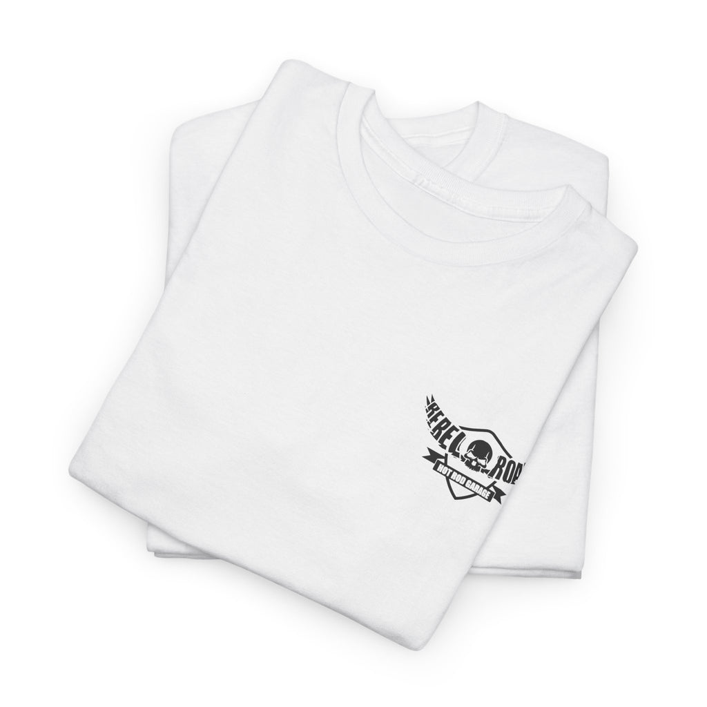 Hot Rod Garage T‑Shirt — Rebel Road Pistons Tee (Est. 2020)