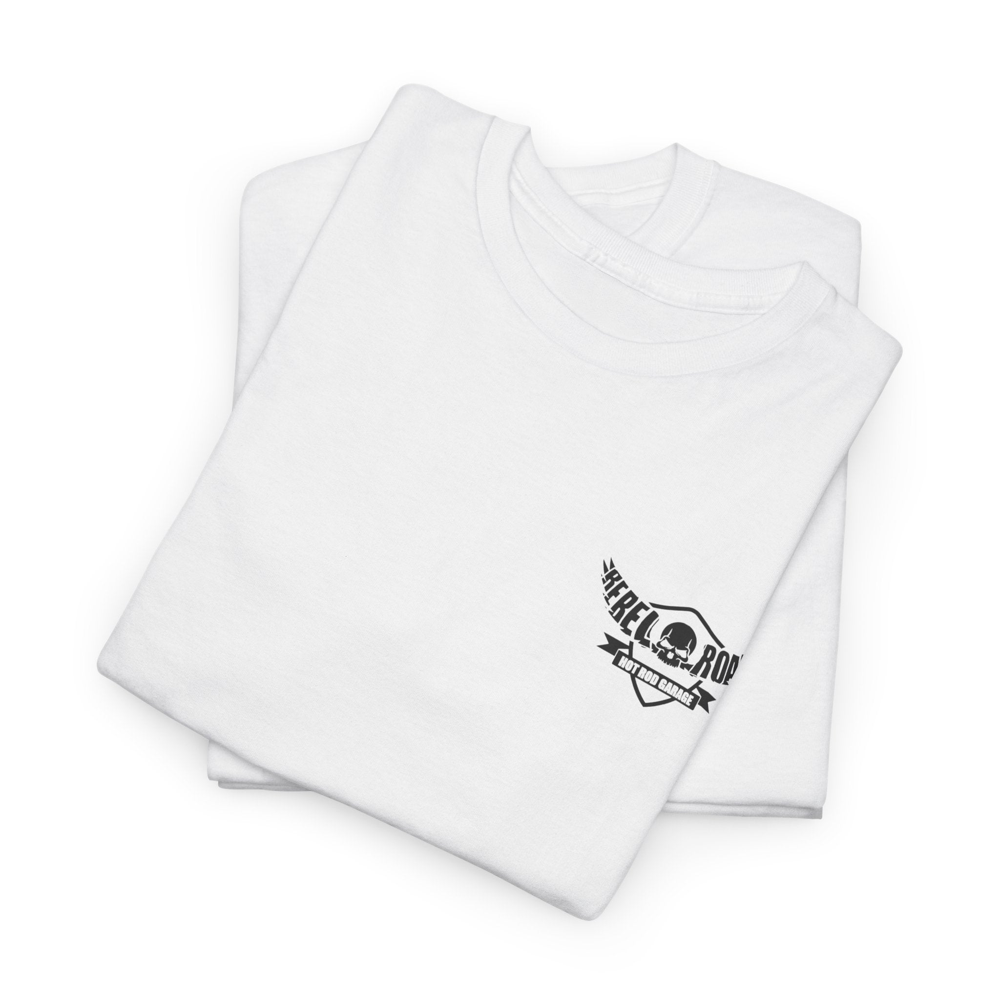 Hot Rod Garage T‑Shirt — Rebel Road Pistons Tee (Est. 2020)